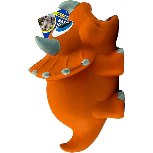 Petsport Naturflex Jumbo Triceratops Dog Toy