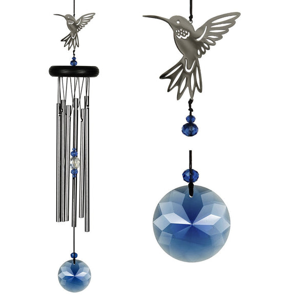 Woodstock Chimes Crystal Hummingbird Chime