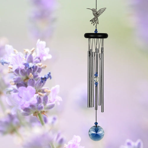 Woodstock Chimes Crystal Hummingbird Chime