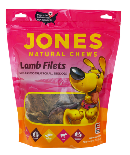 Jones Natural Chews Lamb Filets