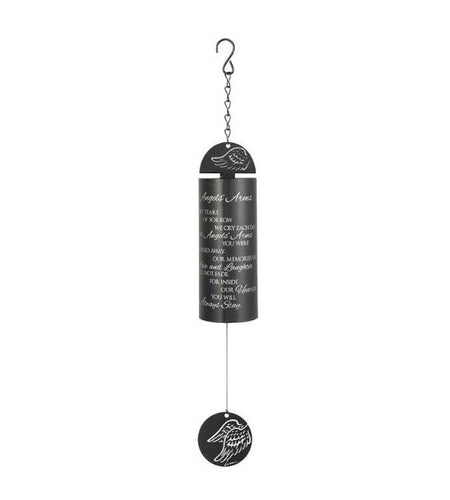 Carson Wind Chime Cylinder Sonnet Angels' Arms Black