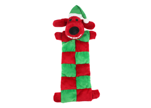 Mulitpet Loofa® Christmas Squeaker Mat Dog Toy