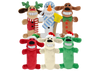 Multipet Loofa® Christmas Assortment Dog Toy