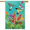 Briarwood Lane Hummingbird Greeting Spring House Flag