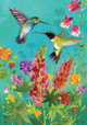 Briarwood Lane Hummingbird Greeting Spring House Flag