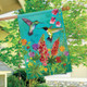 Briarwood Lane Hummingbird Greeting Spring House Flag