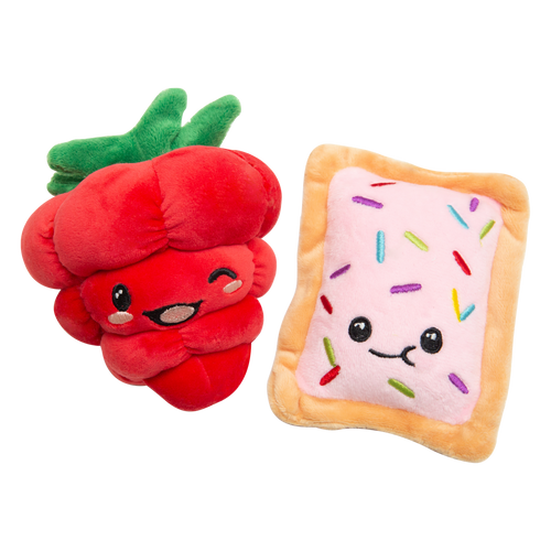 Snugarooz Poptart & Raspberry Dog Toy