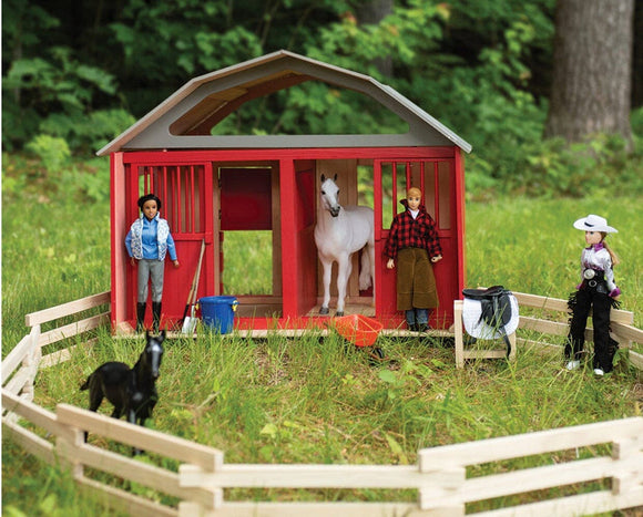 Breyer Two-Stall Wood Barn