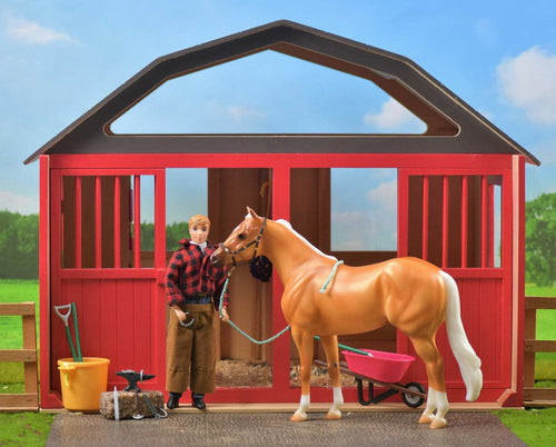 Breyer Two-Stall Wood Barn