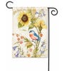 Studio M Bee Spring Bluebird Garden Flag