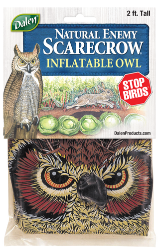 Dalen  Inflatable Owl - 24 Natural Enemy Scarecrow to Deter Birds
