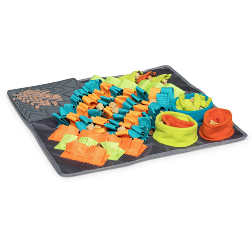 Messy Mutts Square Forage/Snuffle Mat plus Lick Mat, 16 x 16