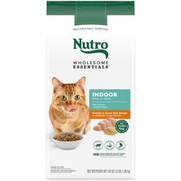 Nutro Wholesome Essentials Indoor Chicken and Brown Rice Recipe Adult Dry Cat Food