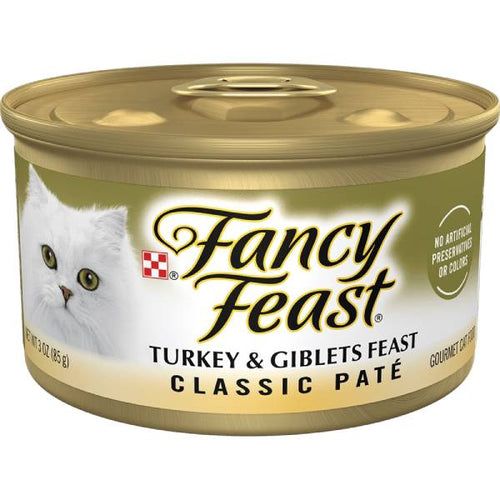 Fancy Feast Classic Paté Turkey & Giblets Feast Gourmet Wet Cat Food