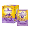 Wellness Appetizing Entrees  Shredded Chicken & Salmon Recipe in Sauce Wet Cat Food