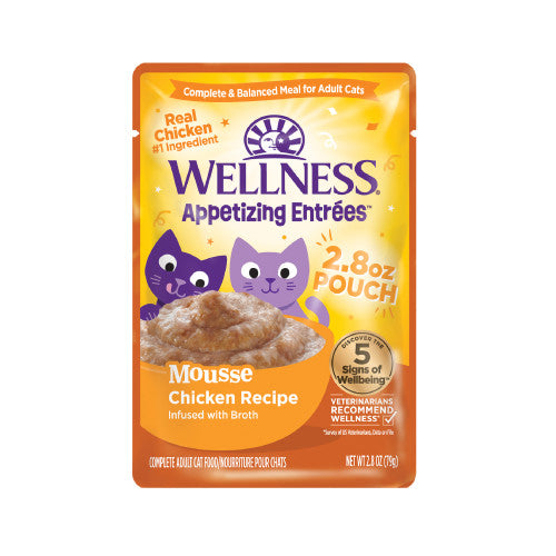 Wellness Appetizing Entrees  Mousse Chicken Recipe Wet Cat Food