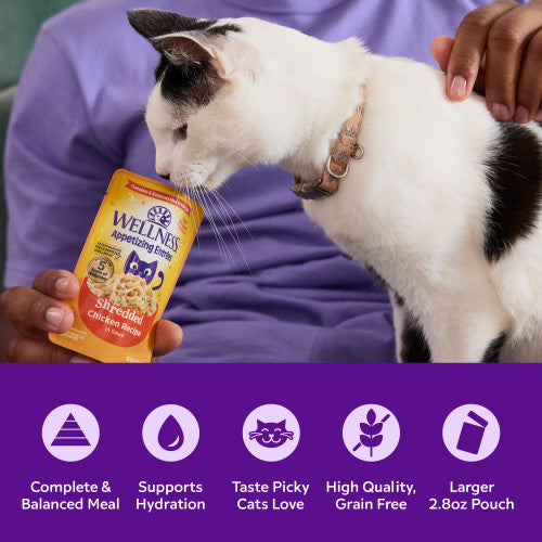 Wellness Appetizing Entrees  Mousse Chicken Recipe Wet Cat Food