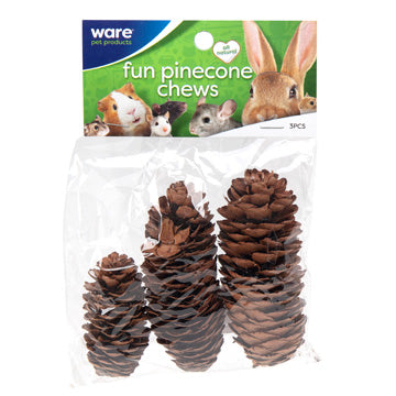 Ware Pet Products Pinecone Chews 3CT