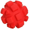 Dog Toy, Red Bumpy Ball, 4-In.